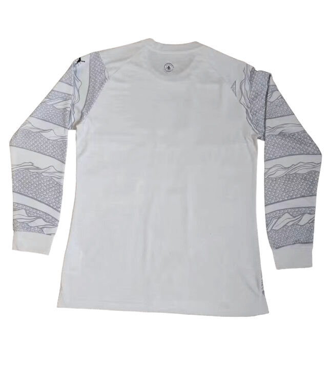 Camisa Manga Longa Manchester City Dragão de Madeira Camisa Manga Longa Manchester City Dragão de Madeira