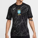 Nova Camisa do Brasil Goleiro Preta 2024/25 Masculina