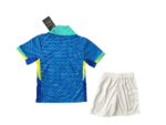 Kit Infantil do Brasil Azul Away II 2024/25 Unissex