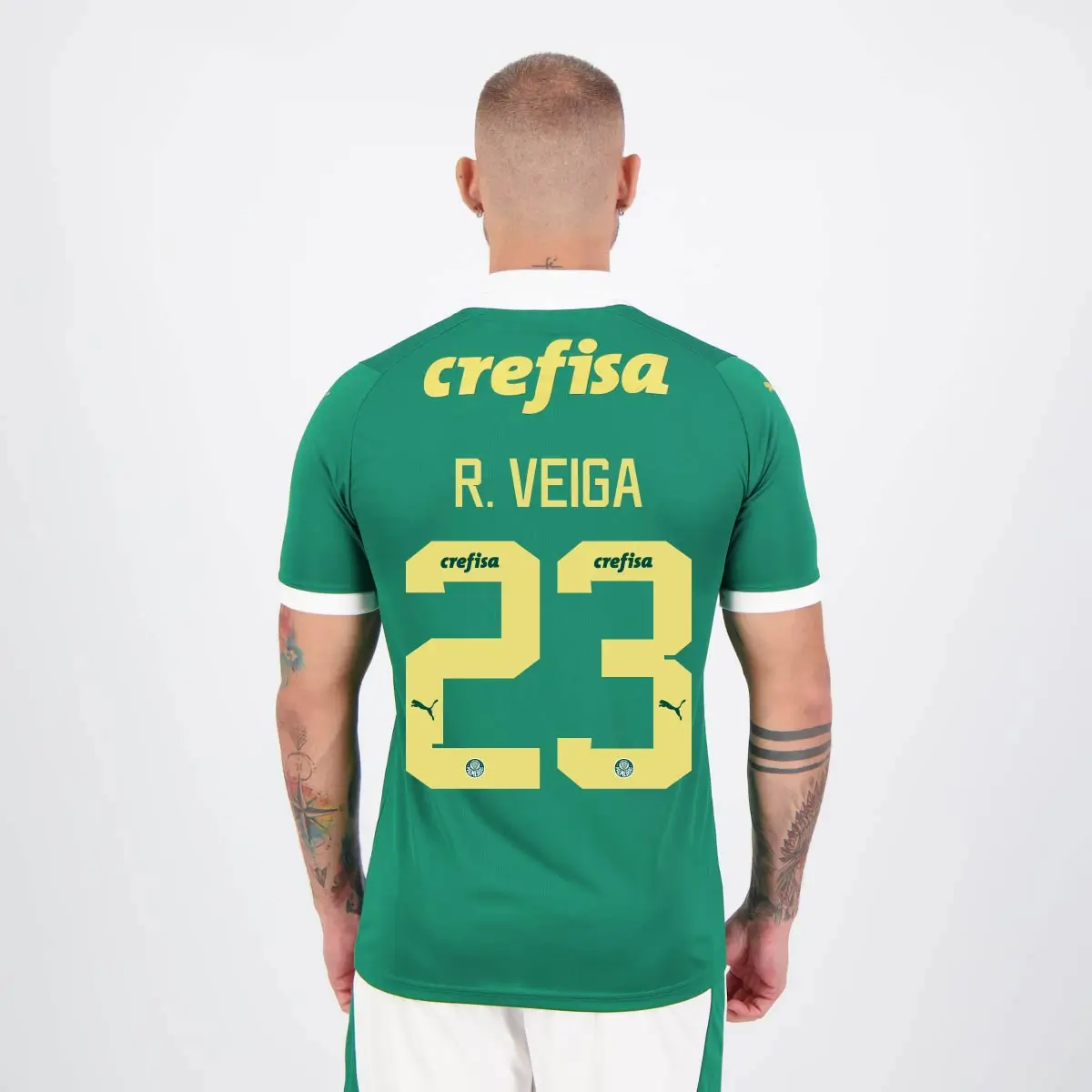 Camisa Palmeiras do R. Veiga #23 Verde I 2024/25 Masculina Camisa Palmeiras do R. Veiga #23 Verde I 2024/25 Masculina