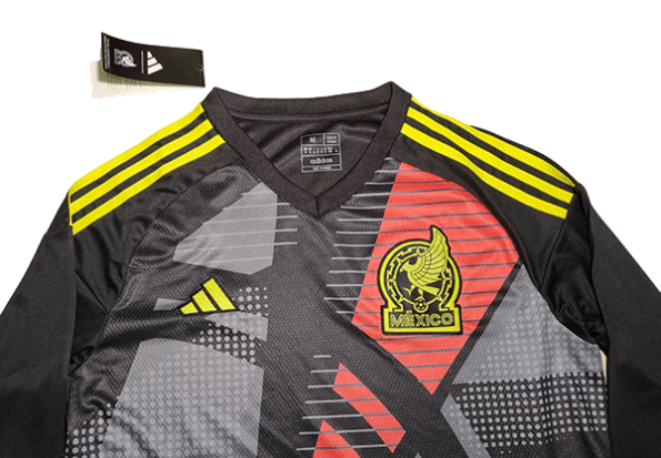 Camisa México Goleiro Preta Manga Longa 2024/25 Masculina