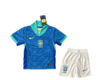 Kit Infantil do Brasil Azul Away II 2024/25 Unissex