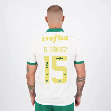 Camisa Palmeiras do G. Gómez #15 Branca II 2024/25 Masculina