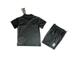 Kit Infantil Real Madrid Preta Flores Y-3 2024/25 Unissex