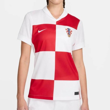 Camisa Seleção Croácia Branca Home I 2024/25 Feminina