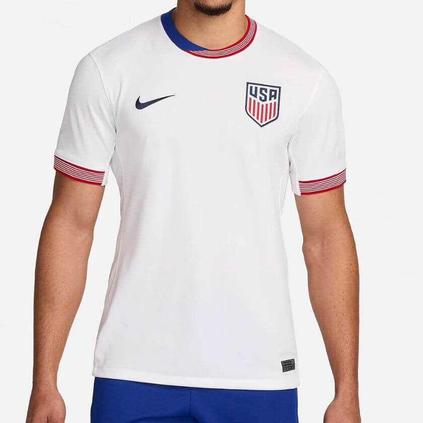 Camisa Seleção USA Branca Home I 2024/25 Masculina Camisa Seleção USA Branca Home I 2024/25 Masculina