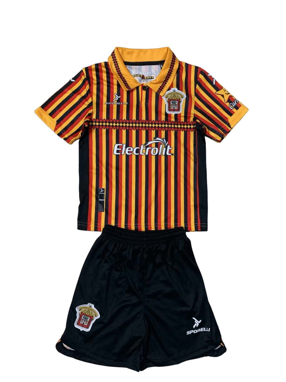 Kit Infantil Leones Negros Home 2023/24 Unissex Kit Infantil Leones Negros Home 2023/24 Unissex