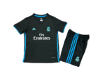 Kit Infantil Real Madrid Away II Preta 2017/18 Unissex