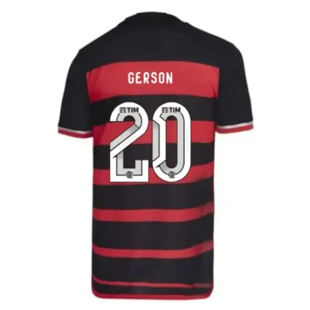 Camisa Flamengo Do GERSON #20 Vermelha I 2024/25 Masculina