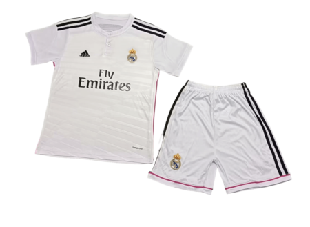 Kit Infantil Real Madrid II Branca 2014/15 Unissex