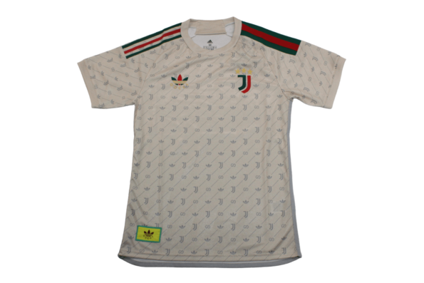 Camisa Juventus x Gucci Bege Italiano 2024/25 Masculina