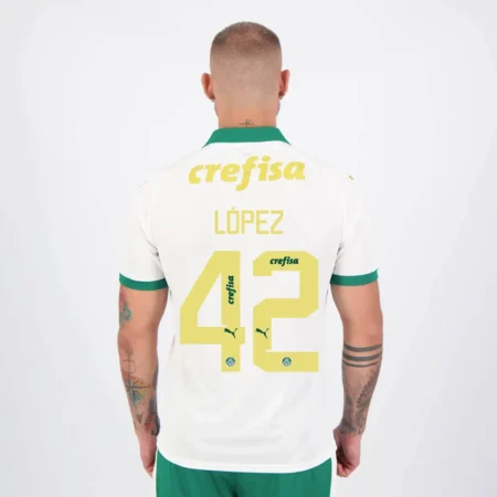 Camisa Palmeiras do López #42 Branca II 2024/25 Masculina