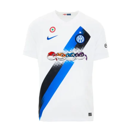 Camisa Inter de Milão Branca Tartarugas Ninjas 2023/24 Masculina