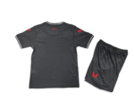Kit Infantil Bayer Leverkusen Preta 1 2023/24 Unissex