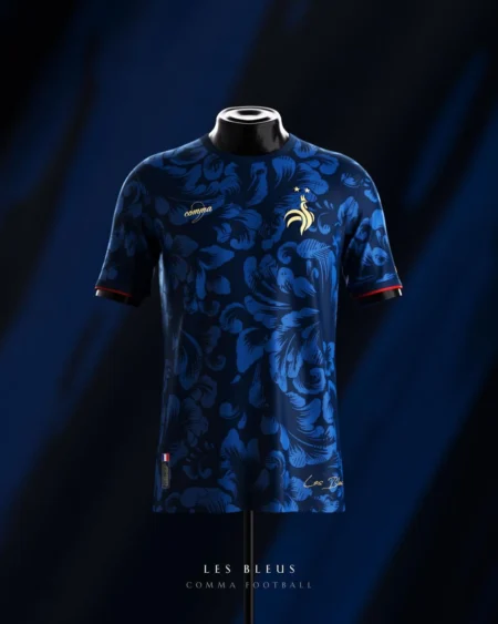 Camisa França Les Bleus Azul Commafootball 2023/24