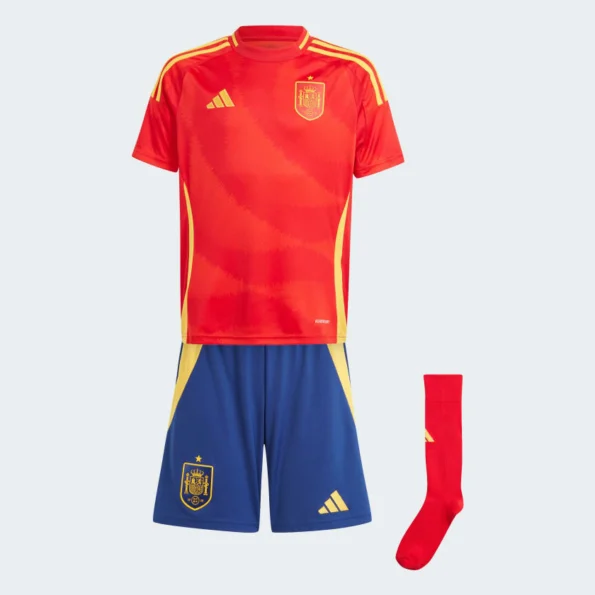 Kit Infantil Espanha Home Vermelha I 2024/25 Unissex