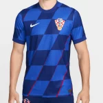 Camisa Croácia II Azul Away 2024/25 Versão Jogador