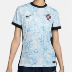 Camisa de Portugal II Away Azul/Branca 2024/25 Feminina