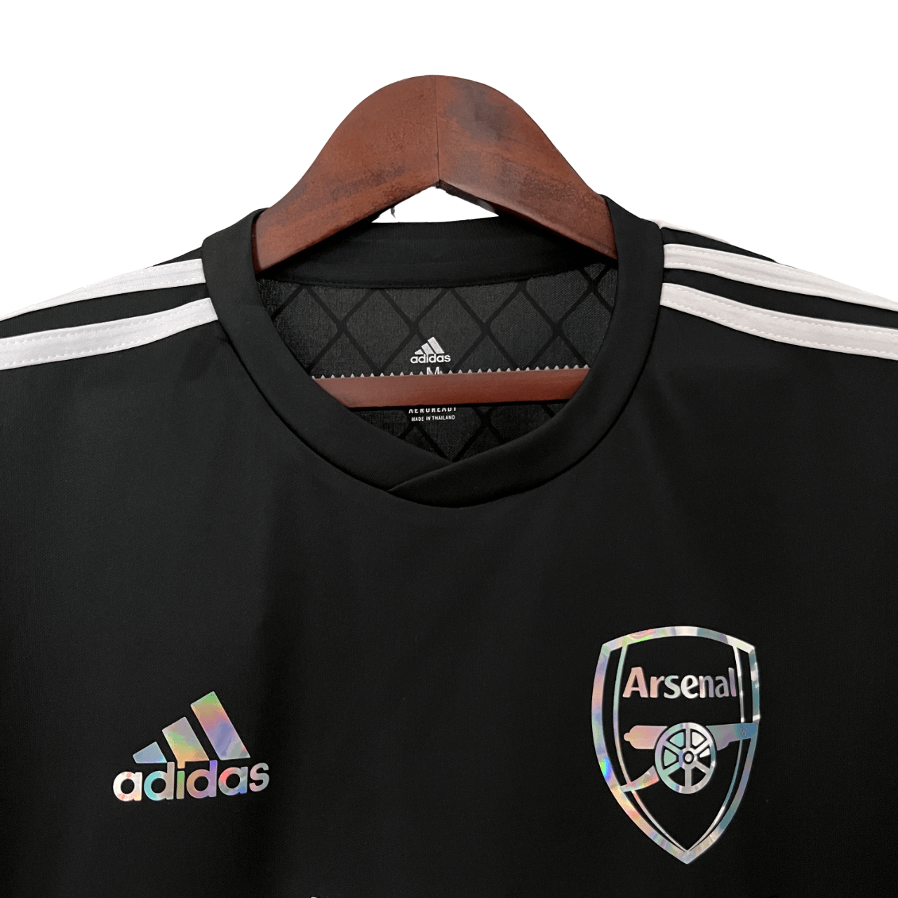 Camisa Balmain Arsenal Preta Refletiva 2024/25 Masculina Camisa Balmain Arsenal Preta Refletiva 2024/25 Masculina