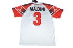 Camisa Ac Milan Branca Away MALDINI #3 1997/98 Masculina