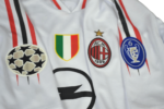 Camisa Ac Milan Branca Away UCL 2004/05 KAKÁ #22 Masculina