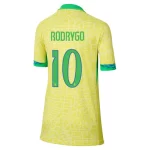 Camisa Brasil do Rodrygo #10 Amarelo I 2024/25 Masculina