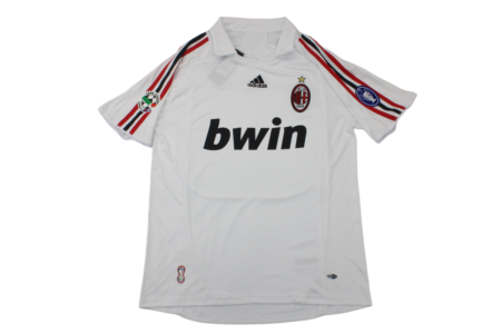 Camisa Ac Milan Branca Away UCL 2007/08 Masculina