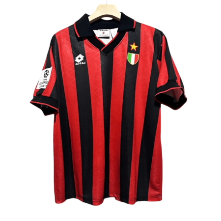 Camisa Ac Milan Home I Vermelha 1993/94 Masculina