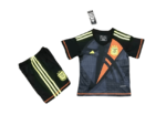 Kit Infantil Argentina Preta Goleiro 2024/25 Unissex