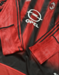 Camisa Ac Milan Home Manga Longa Vermelha I  2004/05
