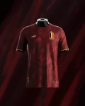 Camisa “De Duivels” da Bélgica Vermelha Commafootball 2024/25 Masculina