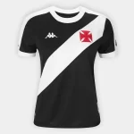 Camisa Vasco da Gama I Roberto Dinamite Preta 2024/25 Feminina
