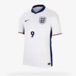 Camisa Inglaterra Kane #9 I Branca 2024/25 Masculina