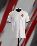 Camisa Inglaterra “The Lions” Branca Commafootball 2024/25 Masculina