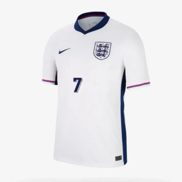 Camisa Inglaterra Foden #7 I Branca 2024/25 Masculina