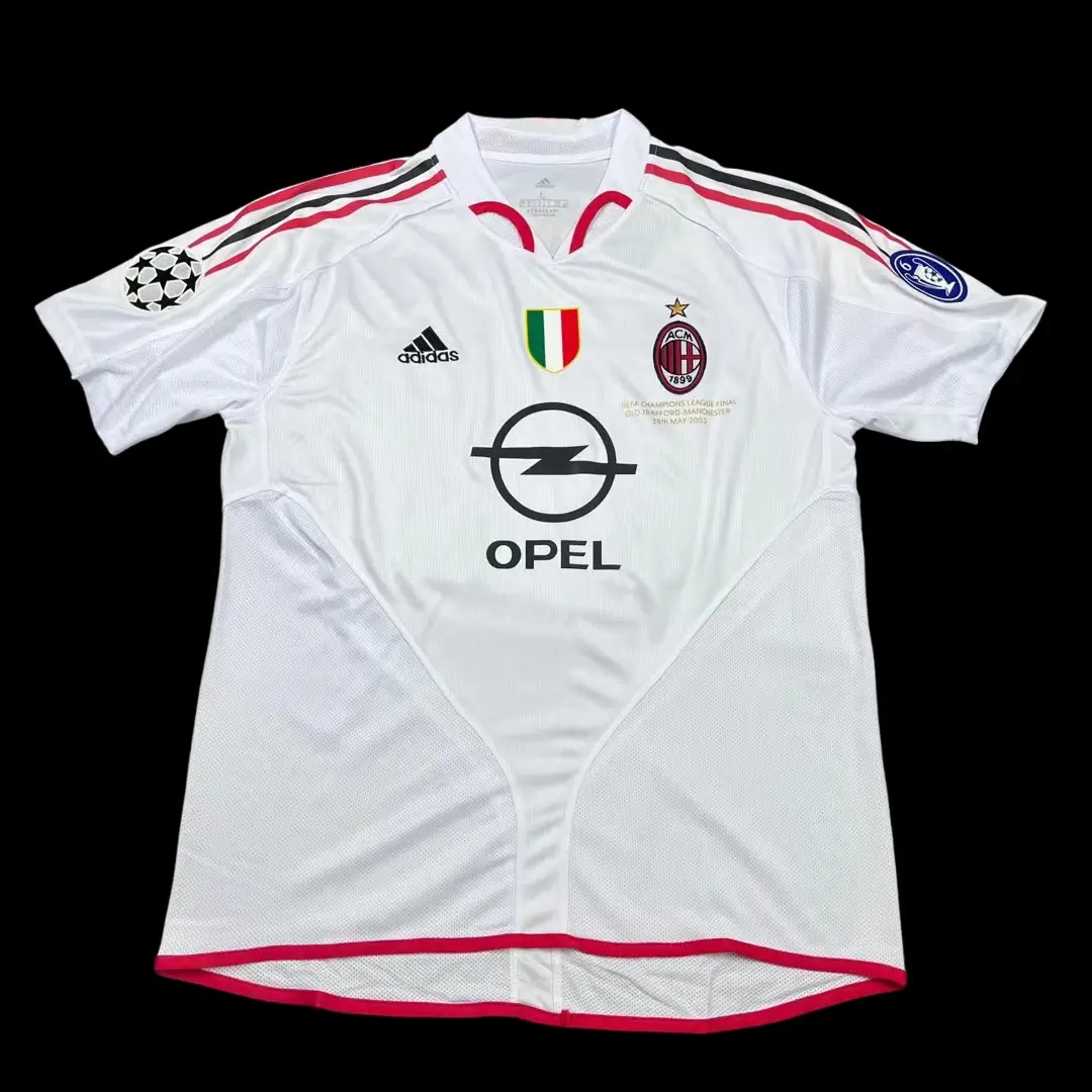 Camisa Ac Milan Branca Away Final Ucl 2005 KAKÁ 22 Camisa Ac Milan Branca Away Final Ucl 2005 KAKÁ 22