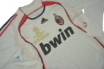 Camisa Ac Milan Branca Away Final Ucl 2006/07 Manga Longa