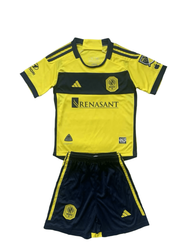 Kit Infantil Nashville SC Amarela Home I 2024/25 Unissex