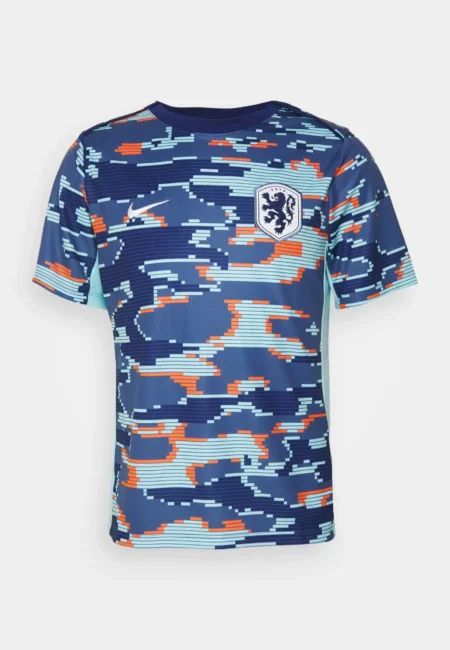 Camisa Holanda Pré-Jogo Azul 2024/25 Masculina