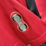 Camisa Ac Milan Home Vermelha I 2007/08 Manga Longa