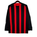Camisa Ac Milan Home Vermelha I 2008/09 Manga Longa Masculina