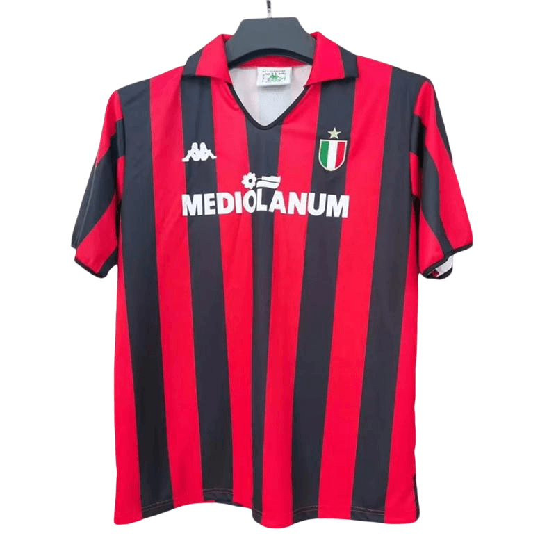 Camisa Ac Milan Home Vermelha I 1988 Masculina Camisa Ac Milan Home Vermelha I 1988 Masculina