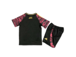 Kit Infantil Peru Preta II Away 2024/25 Unissex