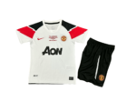 Kit Infantil Manchester United Branca II 2010 Unissex