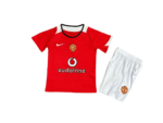 Kit Infantil Manchester United Vermelha I 2004 Unissex
