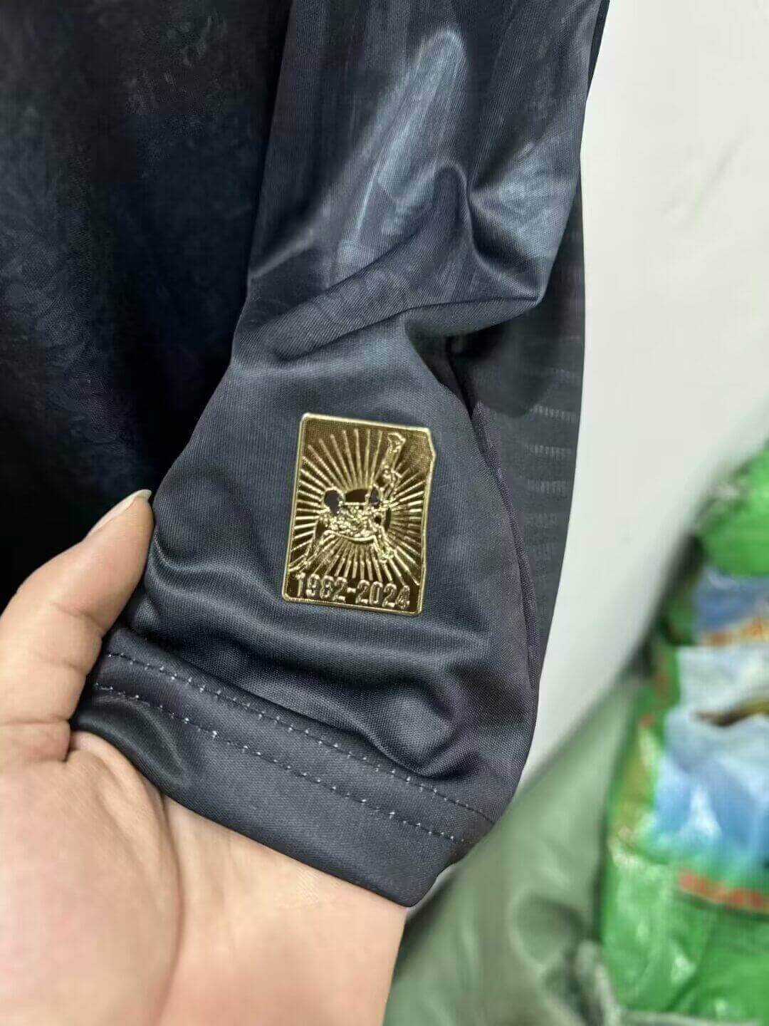 Camisa Panamá Preta com Dourado Homenagem 2024/25 Masculina Camisa Panamá Preta com Dourado Homenagem 2024/25 Masculina