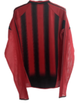 Camisa Ac Milan Home Manga Longa Vermelha I  2004/05