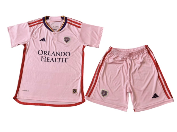 Kit Infantil Reserva Orlando City Branca 2024/25 Unissex