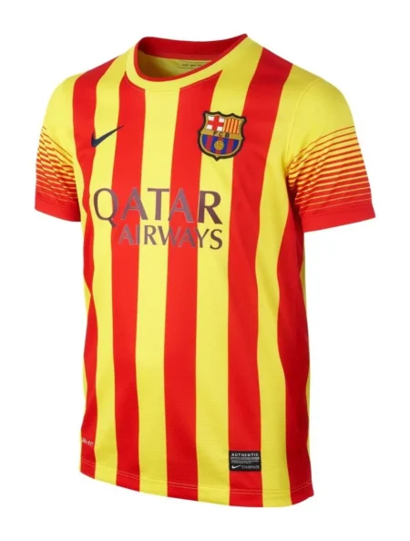 Camisa Barcelona II Away Amarela 2013/14 Masculina