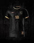 Camisa Panamá Preta com Dourado Homenagem 2024/25 Masculina